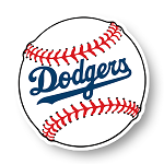 Los Angeles Dodgers Baseball   Precision Cut Decal / Sticker